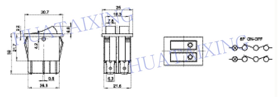 雙復位船型開關